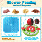 Goohomeey Dog Puzzle Feeder for Small/Middle Breeds - Adjustable Treat Dispenser Funny Slow Feeder Puppy Enrichment Training Toy Pet Interactive Toys Lick Mat Dogs to Keep Dog/Cat Busy