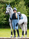 LeMieux Close Contact Saddle Pad - Saddle Pads for Horses - Equestrian Riding Equipment and Accessories - Ice Blue - Large