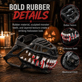 HXYDGQ Scary Dog Costume Muzzle (Style B, 22CM（8.7in） Mouth Girth)
