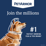 PetArmor Extend Dog Flea and Tick Treatment & Prevention Collar for Small Dogs up to 18 lbs., 8 Months of Protection, Odorless & Non-Greasy, Waterproof, Kills Fleas, Ticks, and Larvae, 1 Count