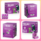 PET N PET Dog Poop Bags Scented, Value Pack 960 Count, Dog Bags Refill Rolls for Doggy Poo, Cat Litter Waste, Thick and Leak-Proof Sac CaCa Chien 41% Plant Based (Lavender)