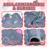 6 Pcs Washable Guinea Pig Blankets Absorbent Small Animal Fleece Bedding Waterproof Cage Liners Reusable Pet Pee Pad Sleep Mat Cover for Rabbit Rat Hamster Ferret Chinchilla Hedgehog (16"x24")