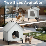 Cat House Cats - Dog Outdoor Indoor Waterproof Insulated House, Summer Cooling Cat with20 Ice Packs,Ice Pack Double Insulation for Small/Medium Cats