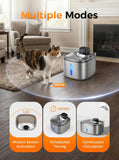 Pokpet 5L Cat Dog Water Fountain,Stainless Wireless Fountain