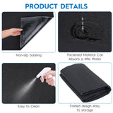 LWFCOEE Horse Stall Mat 4x6 Ft Large Horse Stable Mat Absorbent Non-Slip Washable Floor Mat for Horses Livestock Stables Barns Kennels Garages, Easy to Clean