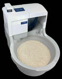 CatGenie Whoosh Self Cleaning Cat Litter Box with App Control, Automatic Self-Flushing System, Disposable Flushable Septic Safe Litter, No Scooping or Waste Drawer, Multi Cat Friendly