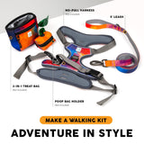 Embark Dog Leash - Heavy Duty Tough Nylon Training Lead for All Dog Breeds