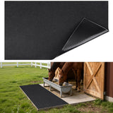 LWFCOEE Horse Stall Mat 4x6 Ft Large Horse Stable Mat Absorbent Non-Slip Washable Floor Mat for Horses Livestock Stables Barns Kennels Garages, Easy to Clean