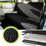 Brlako Dog Car Seat Cover for Back Seat, Waterproof 600D Oxford Protector for Travel and Daily Use, Non Slip Scratch Resistant Bench Cover, Easy to Clean, Fits Compact Cars/SUVs, 52 Inch