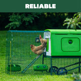 Omlet Automatic Chicken Coop Door Opener Operated by Light Sensor or Timer | Easy to Install, No Maintenance Required | Improves Coop Security and Insulation | Built-in Safety Sensors | Green