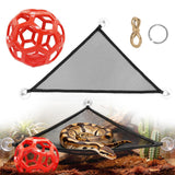 MyFunBBsdar Snake Enrichment Toys,Ball Python Tank Accessories with Snake Climbing Accessories Hammock, Lizards Toy Activity Ball,Reptile Climbing Toys for Crested Gecko Bearded Dragon