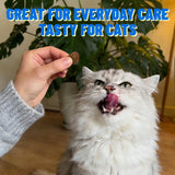 Just Try 6.35 oz Cat Taurine Bites - Taurine for Cats with L-Carnitine, Omega 3 and Vitamins - Supports Immune, Heart and Eyes Health Cat Supplements 300 Bites