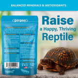 Gargeer 'Complete Minerals Plus' Supplement for All Reptiles | Supports Strong Bones, Shell, Skin, Muscle Function, Metabolism & Clay Minerals Boost | Lizards, Turtles & Tortoises | 3oz | Made in USA