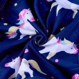 PetWarm Dog Suit for Surgery Recovery, Clothes for Dogs, Dog Bodysuit for Recovery, Cone Alternative for Post-Operative Use, Prevents Licking and Scratching, Unicorn Pattern, Blue, XS