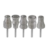 Diamond Rotary Pet Nail Grinder Bits Dog Nail Grinder Replacement Head -5PCS 1/8" Replacement Grinder Wheel for Animals Nail Care(Mixed)