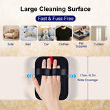 AOJEE 4PCS Electrostatic Pet Hair Removal Gloves Brush, 6.7x5.1 Reusable Static Remover for Cat Dog Hair, Grooming Glove for Couch, Furniture, Carpet, Car Seat, Fast Animal Fur Removal Mitt Tool
