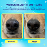 Handy Hound SnoutScreen Dog Nose Balm and Paw Balm, Moisturizing Formula for Dry or Cracked Noses, Vet Recommended, Made in USA, Protects Against UVB and UVC Rays, 1 oz