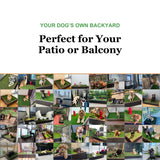 Porch Potty Artificial Grass Potty Pads for Dogs - Small Size 16x16x6 Reusable Potty Training Pad - Washable Pee Pads for Dogs - Unique Design - Instant Drainage -Quick Absorb - 2x2 Feet Grass Size