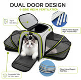 Cat Small Dog Pet Carrier Soft Sided Expandable Collapsible Puppy Crate