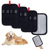 AOJEE 4PCS Electrostatic Pet Hair Removal Gloves Brush, 6.7x5.1 Reusable Static Remover for Cat Dog Hair, Grooming Glove for Couch, Furniture, Carpet, Car Seat, Fast Animal Fur Removal Mitt Tool