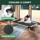 FXW TitanNest Cooling Chew-Proof Elevated Dog Bed for Large Dogs
