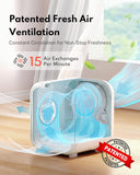 HomeRunPet Cat Dryer, Ultra Quiet, Patented Fresh Air Ventilation, Smart Temperature Control, Safe 360° Even Drying Pet Dryer Box for Cats & Small Dogs (50L Drybo Plus)