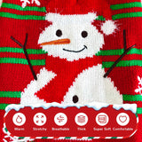 PETCARE Red Snowman Dog Sweater Christmas Dog Sweaters Vest Ugly Snow Xmas Puppy Costume Pet Holiday New Year Fall Winter Clothes for Small Medium Large Dogs Cats Pullover Sweaters Outfits,Medium