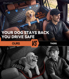 Rorhxia Dog Seat Cover for Backseat, [Safe, Comfort and Large Space], L