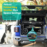 Petbobi Dog Stroller for Large Medium Dogs up to 80 lbs, Dual Entry