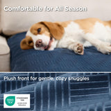 Bedsure Waterproof Couch Cover for Dogs Washable - Waterproof Blanket for Couch Sofa Cozy, Lightweight Furniture Protector for Pet Cat Quick Drying Puppy, Navy, 30x70IN