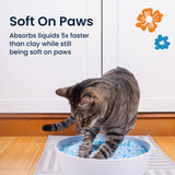 Crystal Clean Premium Fresh Scent Crystal Cat Litter with Odor Control (5X Faster), Best Lightweight, Non Clumping Kitty Litter to Absorb Urine, Dries Solid Waste (2X4.3 Lb Bags)