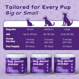 Dog Dental Powder for Teeth Cleaning - Dental Powder for Dogs Teeth