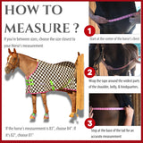 Jeffers Expression Fleece Cooler for Horses, Standard Neck, Skater Cowgirl 75"- Equine Towel Blanket, Moisture Absorbent, Light Weight, Best for Drying, Exercise, Bathing, Adjustable Belly Bands