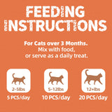 Just Try 16 OZ Taurine Treats with Coenzyme Q10 for Cats - Coq10 & Taurine for Cat to Support Feline Heart Health - Chicken Flavored Chews - Vitamins Snacks Treats
