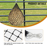 MIYABALA 2 PCS Slow Feed Hay Net,36 Inch Length Hay Nets for Horses, Goats,Sheep,Donkey,Premium PE Material Hay Feeder Net Easy to Hang with Top Drawstring