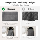 Bedsure Waterproof Couch Cover for Dogs Washable - Waterproof Blanket for Couch Sofa Cozy, Lightweight Furniture Protector for Pet Cat Quick Drying Puppy, Navy, 30x70IN