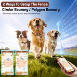 Wireless GPS Dog Collar Fence System No Subscription Fees, Electric Fence