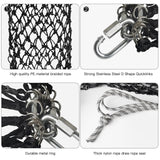 MIYABALA Hay Net for Horses,36 Inch Length Slow Feed Hay Net, Premium PE Material Hay Bags for Horses Goats Sheep, Easy to Hang with Steel Quick Links
