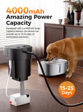 Pokpet 10L Cat Dog Water Fountain, Stainless Wireless Pet Water Bowl