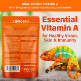 Gargeer 'Vitamin A Plus' Supplement for Reptiles | Retinyl Palmitate + Beta-Carotene | Supports Vision, Skin, Immune & Vitality | Geckos, Dragons, Tortoises, Turtles, Snakes | 3oz | Made in USA !