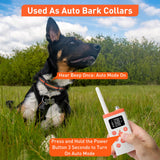 PetJoy 3 Dog Shock Collar with Remote, Dog Bark Collar for Large Dog, Automatic Bark Collar 3 Packs, Bark & Shock Collar 2 in 1 - Auto Mode with 5 Sensitivity Levels