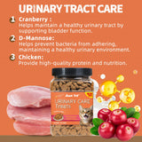 Just Try 16 OZ Cat Treats Urinary Tract Bites - Cranberry & D Mannose Formula for Bladder Health - Chicken Flavored Prevent UTI & Promote Urinary Comfort