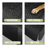 Brlako Dog Car Seat Cover for Back Seat, Waterproof 600D Oxford Protector for Travel and Daily Use, Non Slip Scratch Resistant Bench Cover, Easy to Clean, Fits Compact Cars/SUVs, 52 Inch