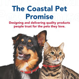 Coastal Pet Ribbon Dog Leash - Contemporary Stylish Look - Durable Fade-Resistant Nylon Material - Perfect for Dogs Red with Paws, 1" x 06'