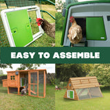 Omlet Automatic Chicken Coop Door Opener Operated by Light Sensor or Timer | Easy to Install, No Maintenance Required | Improves Coop Security and Insulation | Built-in Safety Sensors | Green