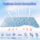 Pet Cooling Gel Pad with Patent Technology, 44in Dog Cooling Mat for Summer, Self Cooling Mat for Large/Medium/Small Dogs, Non-Slip Waterproof Durable Mat for Dog Beds, Car, Indoor & Outdoor Use