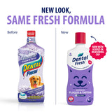 Dental Fresh Water Additive for Dogs and Cats, Advanced Formula, 8 Fl Oz, Plaque & Tartar Daily Oral Care Just Add to Water