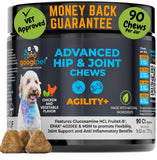 Googipet Premium Hip and Joint Supplement for Dogs - Glucosamine Soft Chews w/Green Lipped Mussels for Dogs, Dog Joint Supplement Turmeric for Mobility, Ages, & Breeds