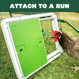 Omlet Automatic Chicken Coop Door Opener Operated by Light Sensor or Timer | Easy to Install, No Maintenance Required | Improves Coop Security and Insulation | Built-in Safety Sensors | Green