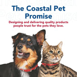 Coastal Pet Double-Ply Dog Leash - Bolt Snap Attachment to Collars and Harnesses - Nylon Dog Walking Leash for Small, Medium and Large Dogs - Red - 1" x 4'